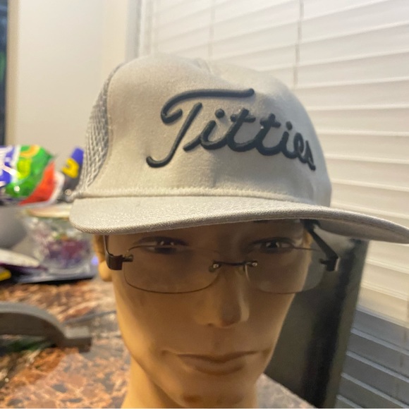 Titleist “Golf Gods” Mens Gray Tan Performance Mesh Hat Golf Cap Size Large/XL - Picture 9 of 14
